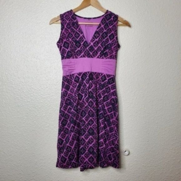 Patagonia Dresses & Skirts - Patagonia Margot Talavera Tiles Mock Purple Dress